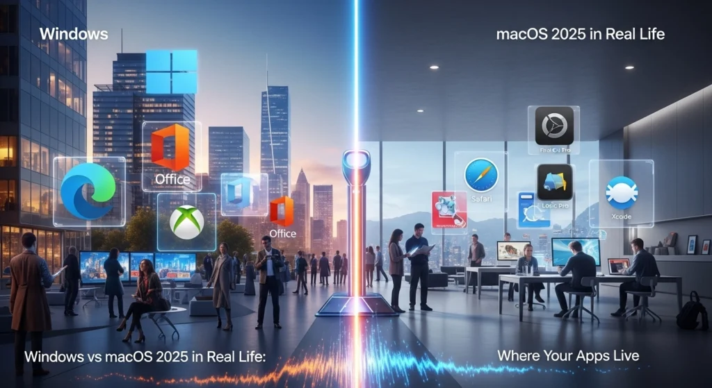Windows vs macOS 2025 in Real Life: Where Your Apps Live