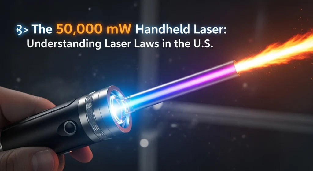 The 50,000 mW Handheld Laser: Illegal Gadgets
