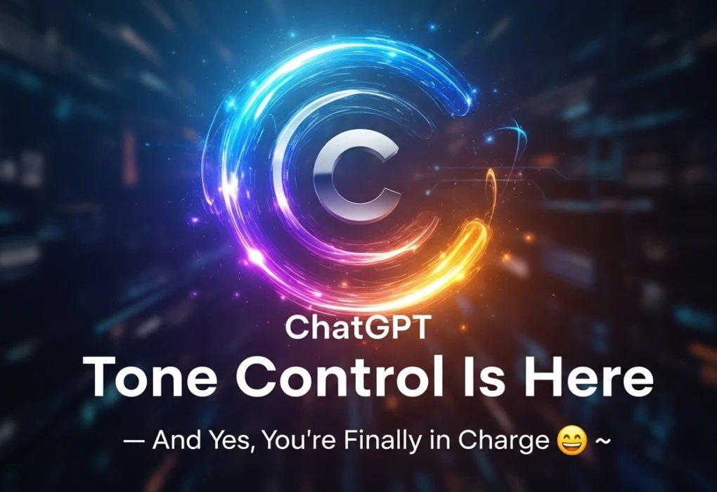 ChatGPT tone control